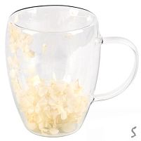 Чашка з подвійною стінкою "Petals" 300мл Stenson R10862