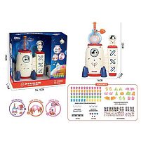 Набір для творчості T 328 інструмент для надування кульок, кульки, наліпки, оченята, аксесуари, в коробці