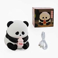 Нічник C 69804 кольорове світло, 3 режими теплого світла, USB Type-C, силіконовий, в коробці