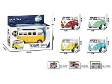 Автобус 1317-2 розмір 12,5х5х5,2, інерція, підсвічування фар, звуки, мелодія, гумові шини, у коробці, ВИДАЄТЬСЯ МІКС ВИДІВ