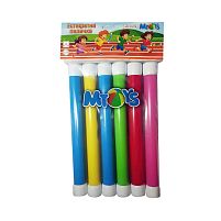 Естафетні палички 25278 "M Toys", d=2,0, довжина 20см, 6 штук, в пакеті