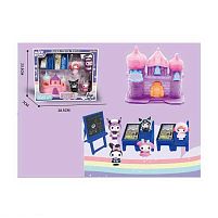 Герої YQ 8503 5 фігурок, парти, замок, дошка в коробці