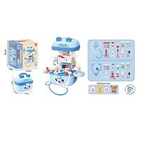 Набір лікаря SD 169-299 стетоскоп, підсвічування, звук серцебиття, 1 фігурка, медичне приладдя, у боксі, в коробці