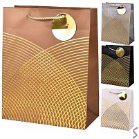 Пакет подарунковий паперовий S "Luxury" 18*23*10см Stenson R98757-S