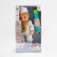 Пупс 6622 п’є з пляшечки, ходить у горщик, закриває очі, аксесуари, музичний чіп, висота 35 см, в коробці