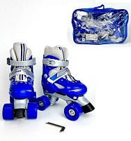 Ролики 5288-XS розмір 27-30 колір СИНІЙ, колеса PVC, устілка 14.5-16 см, d колес – 4,5 см, в сумці