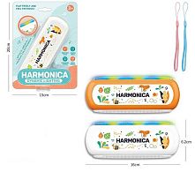 Гармоніка 904 2 види, підсвічування, на батарейках, мотузочка, на листі