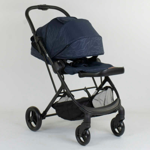 Коляска дитяча прогулянкова Joy Liliya 66916 (колір СИНІЙ, футкавер) фото 4