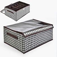 Коробка-органайзер для зберігання одягу "BROWN" 9від 44*30*20см Stenson 4430209WCJ-BROWN