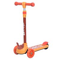 Самокат-беговел триколісний iTrike JR3-160-Deer (колеса: передні Ø4,5"/заднє Ø3,34"/PU, рама пластик, підсвітка, до 25 кг)