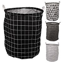 Кошик для зберігання білизни/одягу/іграшок складаний 35*43см Stenson R101219