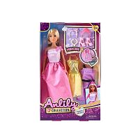 Лялька 616332 висота: 30 см, голова та руки: гума, тіло та ноги: пластик, знімна сукня, 2 додаткові сукні, взуття, аксесуари, в коробці