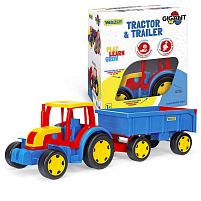 Трактор "Гігант" з причепом 66100 "WADER"
