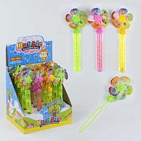 Мильні бульбашки з вентилятором 512 / ЦІНА ЗА ПАКУВАННЯ / в блоці 16 шт.