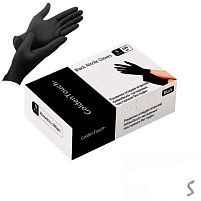 Рукавички нітрилові S Golden Touch 3.7г нестерильні текстуровані б/п 50пар/уп Stenson HFN-123352S