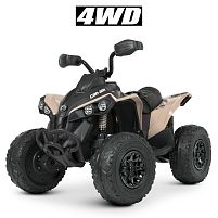 Електроквадроцикл дитячий Bambi Racer M 5001EBLR-13 (колеса Ø11,81"/EVA, акк. 12V/10Ah, мотор 4*12V/35W/RPM12000, до 8 км/г, до 30 кг)