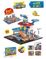 Рятувальна станція SK 6606 2 машинки, рухливі елементи, наліпки, в коробці