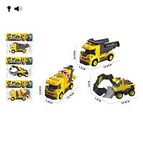 Спецтехнціка HH 3021 3 види, інерція, звук, підсвічування, в пакеті, ВИДАЄТЬСЯ ТІЛЬКИ МІКС ВИДІВ