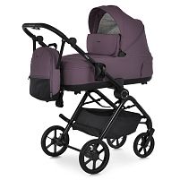 Коляска дитяча прогулянкова El Camino ME 1191-1 Plum Wine (кошик, дощовик, антимоскітна сітка, чохол, до 22 кг)