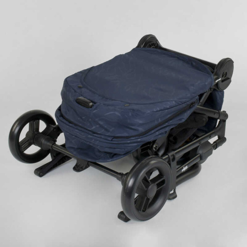 Коляска дитяча прогулянкова Joy Liliya 66916 (колір СИНІЙ, футкавер) фото 8