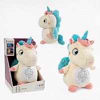 Нічник FM 666-31 "Єдиноріг", проєктор зоряного неба, колискові, звуки природи, таймер, в коробці