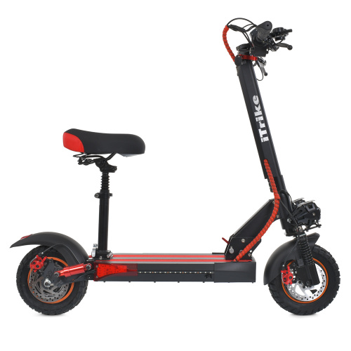 Електросамокат iTrike MES 1034S-1 (колеса: Ø10", акк: 48V/10Ah/Li, мотор: 48V/800W, зарядка: 110-220V/4-13 год, швидкість до 45 км/г, IPX4, до 150 кг) фото 5
