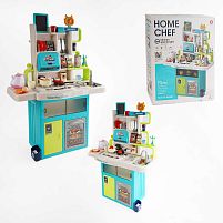 Кухня 922-178 115 елементів, висота - 102 см, звук, підсвічування, парогенератор, ллється вода з крана, посуд, продукти, наліпки, в коробці
