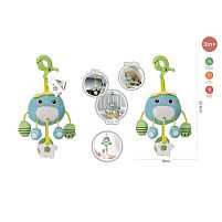 Брязкальце HL 33-27 висота 32.5 см, шнурочки для перетягування, гумовий прорізувач, пискавка, кліпс, в пакеті