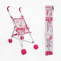 Візок для ляльок 968-6 висота 51 см, складна конструкція, в пакеті