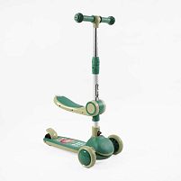 Самокат-беговел триколісний Skyper JT-31622 (колеса: передні Ø4,5"/заднє Ø3,15"/PU, рама: алюміній/складна, сидіння, до 25/50 кг)