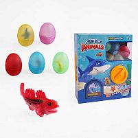 Набір тварин 757-131 морські мешканці в яйці, 10 штук, в коробці