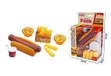 Набір продуктів 623-520 тістечка, картопля, напій, хот-дог, в коробці