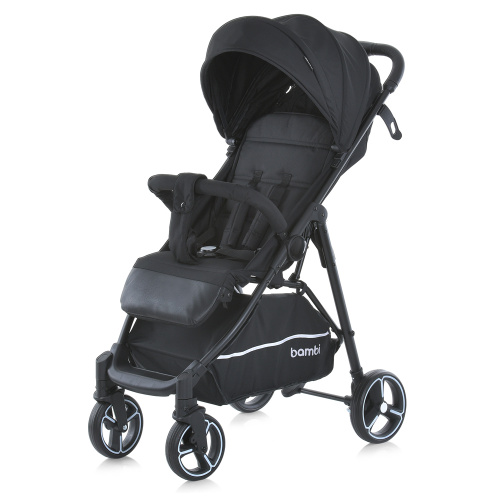 Коляска дитяча прогулянкова Bambi M 4249-2 Black Matt