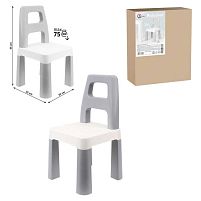 Дитячий стілець 0198 Сірий "Technok Toys", 32х32х55 см, у коробці