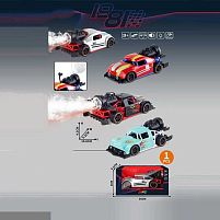 Машинка 6832-86 SP парогенерація, інерція, звуки, підсвічування, на батарейках, гумові шини, в коробці, ВИДАЄТЬСЯ ТІЛЬКИ МІКС ВИДІВ