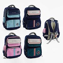 Рюкзак C 72849 розмір: 33х15х46 см, 1 відділення, 4 кишені, на блискавці, в пакеті, ВИДАЄТЬСЯ ТІЛЬКИ МІКС ВИДІВ