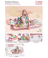 Килимок 8808-2 звук, мелодії, підсвічування, піаніно, брязкальця, ростомір, в коробці