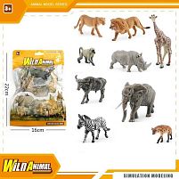 Набір тварин YJ 719 “Дикі тварини”, 9 штук, в пакеті