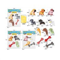 Набір пискавок YRB 04-3 3 види, 4 фігурки, гумові, в пакеті, ВИДАЄТЬСЯ ТІЛЬКИ МІКС ВИДІВ