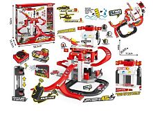 Трек 660 S-21 53 елементи, 3 металопластикові машинки, гелікоптер, звуки, підсвічування, мікрофон, механічний ліфт, водяна пушка, наліпки, інструк