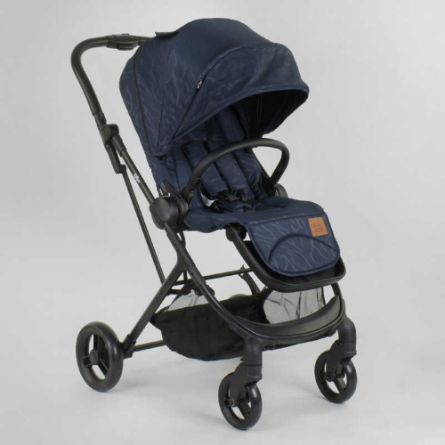 Коляска дитяча прогулянкова Joy Liliya 66916 (колір СИНІЙ, футкавер) фото 2