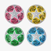 М'яч футбольний C 70293 4 види, вага 300-310 грамів, гумовий балон, матеріал PVC, розмір №5, ВИДАЄТЬСЯ МІКС