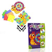 Набір для творчості "М`яка фігурна мозаїка. Равлик" VT 4511-01 (укр) (12) "Vladi Toys"