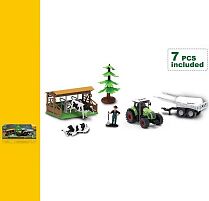 Ферма 550-28 K трактор, інерційний механізм, фігурки, звукові ефекти, підсвічування, в коробці