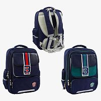 Рюкзак C 72825 2 види, розмір: 34х20х45 см, 2 відділення, 4 кишені, нагрудний ремінь, регульовані лямки, на блискавці, в пакеті