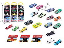 Набір машин DS 087 3 види, 5 штук в коробці, металопластиковий корпус, в коробці, ВИДАЄТЬСЯ ТІЛЬКИ МІКС ВИДІВ