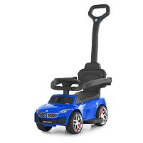 Каталка-толокар Bambi M 6253EL-4 (колеса: Ø5,5"/EVA, батьк. ручка, страхувальний бампер, сидіння: екошкіра, музика, до 30 кг)