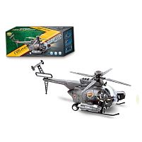 Вертоліт 286-19 звук, підсвічування, колесо вільного ходу, автоматичне обертання лопасті, фігурки, в коробці