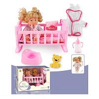 Пупс BLS-W 17 (24/2) "Спальня", меблі, одяг, аксесуари, в коробці