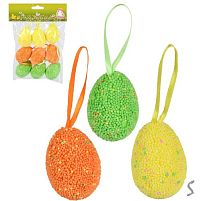 Декор великодній "Easter eggs" 9шт/уп 3*5см Stenson R40472